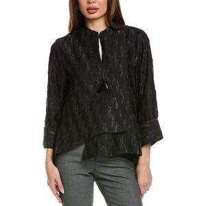 Joseph Ribkoff Womens Puckered Jacket, Black